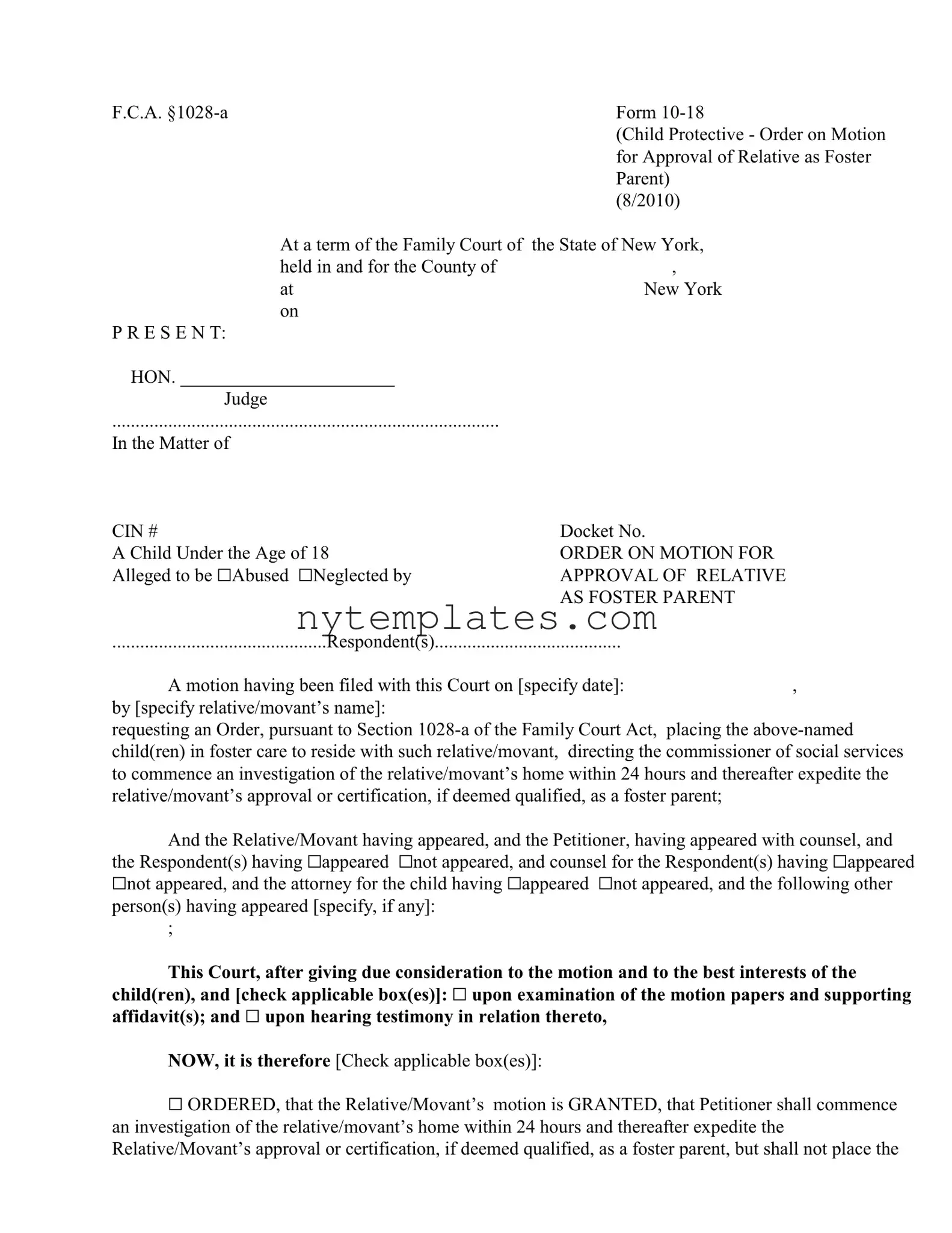 Fillable New York 10 18 Form in PDF