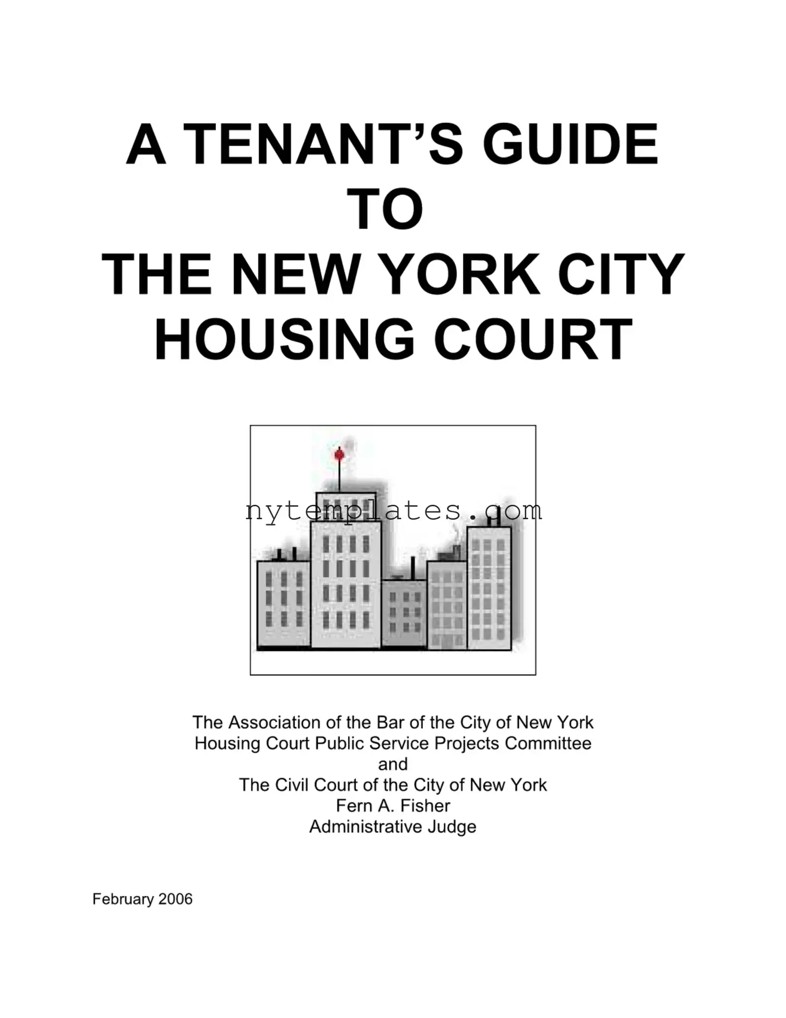 Fillable Official Nycha Form in PDF