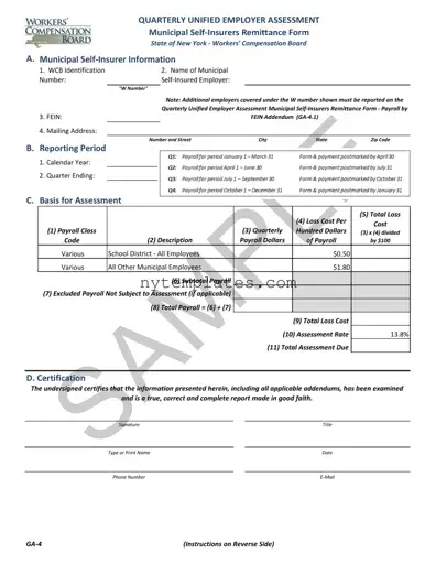 Fillable Ga 4 New York Form in PDF