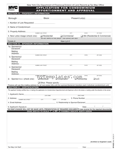 Fillable Nyc Rp 602C Form in PDF