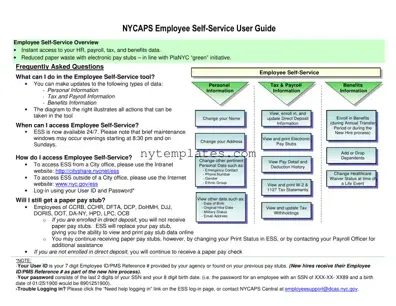 Fillable Nycap Ess Form in PDF